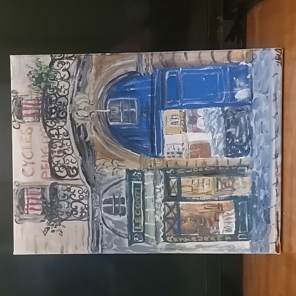 9 x 12 inch acrylic painting on canvas - Picture 2 of 2